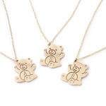 Promise Bear ★ K10 Petit Pendantイニシャルシリーズ