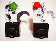 工作キット　ツインクランク　招き猫Ver.