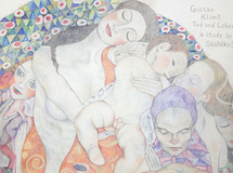 A study for Gustav Klimt "Tod und Leben"