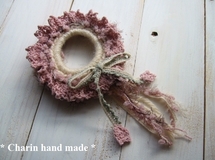 * Charin Hand made *ふわふわサクラシュシュ/レース
