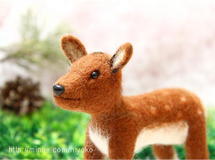 フェルトの仲間たち・小鹿さん(展示のみ)