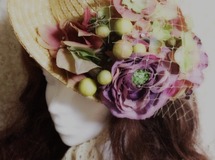 Romantic flower Hat@shinamo