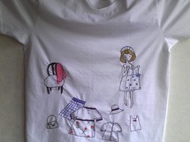 刺繍TシャツMサイズ